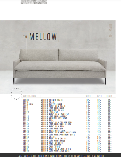The Mellow Custom Sofa by Younger Furniture 75530