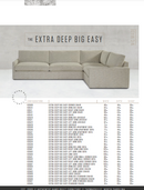 The Big Easy Extra Deep Sectional by Younger Furniture 63534