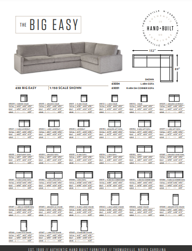 The Big Easy Sectional by Younger Furniture 63034