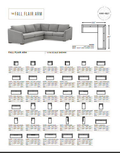 The Fall Sectional by Younger Furniture 64434