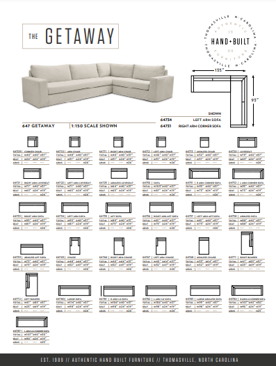 The Getaway Sectional by Younger Furniture 64734