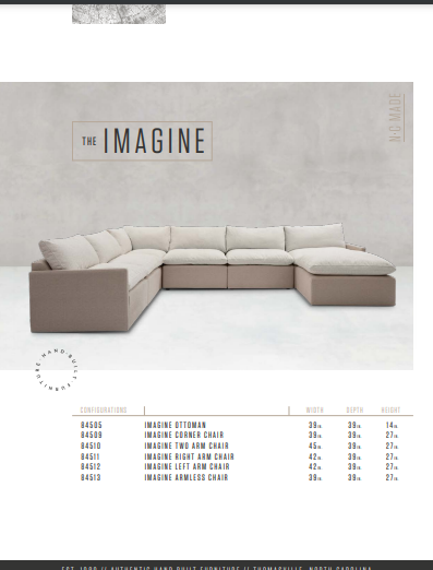 The Imagine Sectional by Younger Furniture 84513