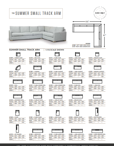 The Summer Sectional by Younger Furniture 64232