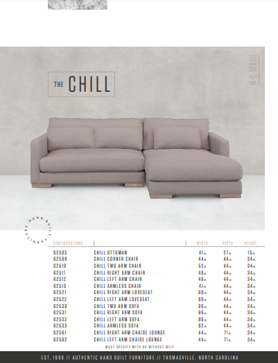 The Chill Custom Chair by Younger Furniture 62513
