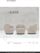 The Clover Swivel Custom Chair by Younger Furniture 1765