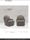 The Foxy Custom Chair by Younger Furniture 1697
