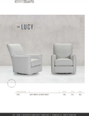 The Lucy Swivel Glider Custom Chair by Younger Furniture 1275