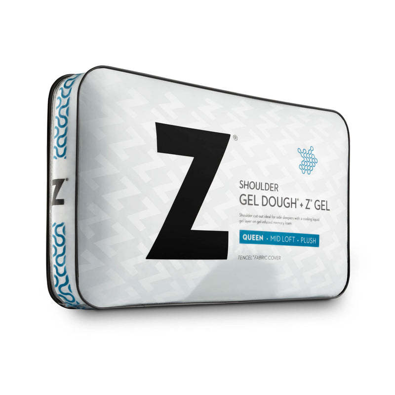 Malouf Z Shoulder Cutout Gel Dough + Z Gel Pillow, Queen