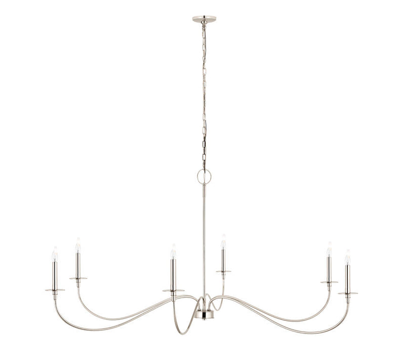 The Z-Lite Arrington Collection 6 Light Chandelier