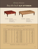 The ALP Custom Ottoman - | King Hickory Furniture