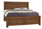 Artisan & Post Solid Wood Cool Rustic Mansion Bed Mansion Bed in Amber Finish