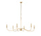 The Z-Lite Arrington Collection 6 Light Chandelier