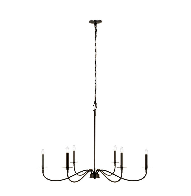 The Z-Lite Arrington Collection 6 Light Chandelier